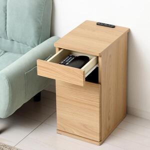 コンセント付ダストボックス ナチュラル