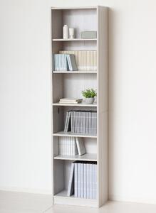 らくらく組立 文庫本棚W450 ホワイト