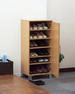 ワンドアシューズボックス ナチュラル W45