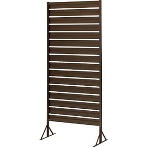 31204700 美WOOD オクボーダーフェンス 180 ブラウン