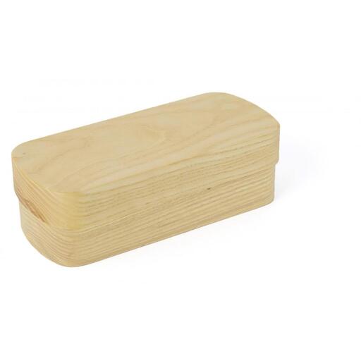 ◇銘木弁当箱 ホワイトアッシュ ナノコート 弁当包みセット【コトリ】【TN174】