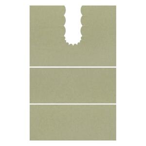 【グリーン】 トイレマット ズレない バリアフリー おくながトイレカーペット 洗える サンコー KE-25