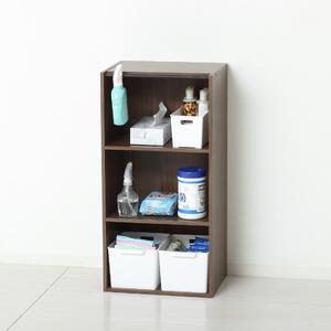 パイプハンガー付 カラーボックス