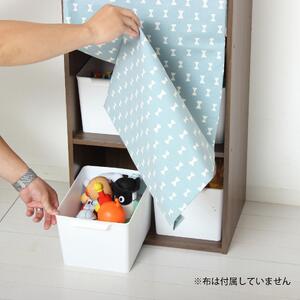 パイプハンガー付 カラーボックス