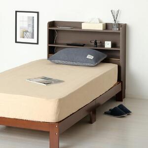 後付けヘッドボード 【ブラウン】