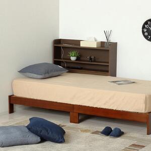 後付けヘッドボード 【ブラウン】