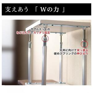 耐震つっぱりONECELL Sタイプ 約30から46cm 天井突っ張りユニット つっぱり棒 強力 おしゃれ 地震 家具転倒防止器具 突っ張り棒 防災グッズ 家具転倒防止伸縮棒 耐震 家具転倒防止棒 伸縮棒 地震対策 防災用品 金具 冷蔵庫 災害対策 ストッパー SNG1006712