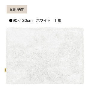 乾度良好 Dナチュレ バスマット 約90×120cm ホワイト 吸水速乾 裏面すべり止め加工 抗菌防臭 洗える 足拭きマット