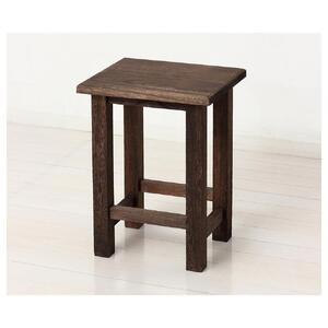 焼桐 角スツール 約幅30×奥行26×高さ40cm AKU1044773