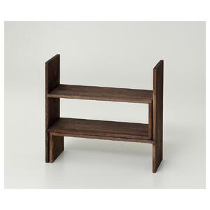 焼桐 スライドディスプレイラック 約W42.5～79×D15×H40cm AKU1044774