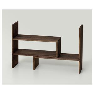 焼桐 スライドディスプレイラック 約W42.5～79×D15×H40cm AKU1044774