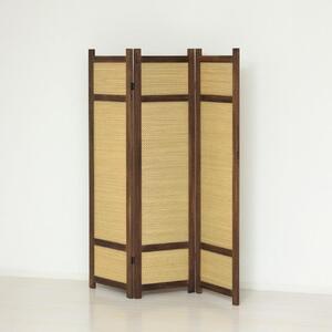 焼桐スクリーン3連 約W40×D2×H152.5cm（1枚）/ 約W40×D6.2×H152.5cm（収納時） AKU1044770