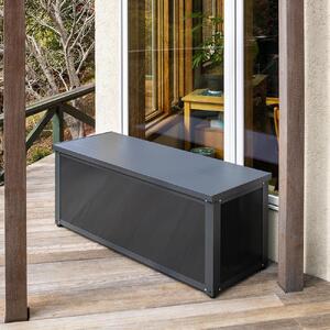 98911900 アルミ収納ベンチ 120 約幅120cm×奥行46cm×高さ48.5cm