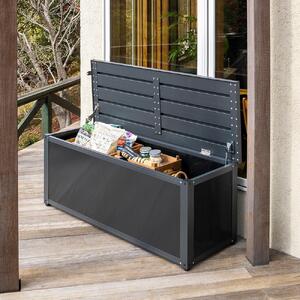 98911900 アルミ収納ベンチ 120 約幅120cm×奥行46cm×高さ48.5cm