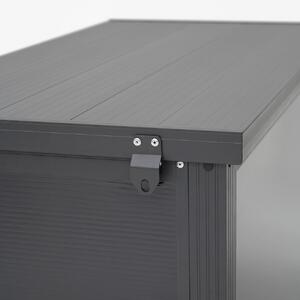 98911900 アルミ収納ベンチ 120 約幅120cm×奥行46cm×高さ48.5cm