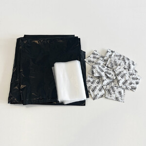 非常用トイレパック（20回分）圧縮あり 水なしで使える 凝固剤 汚物袋 処理袋セット BYT1056332