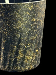 ロックグラス315 乱糸(マット仕上げ)漆黒