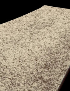 波レクタングルプレート 乱糸(マット仕上げ)漆白［NF104］