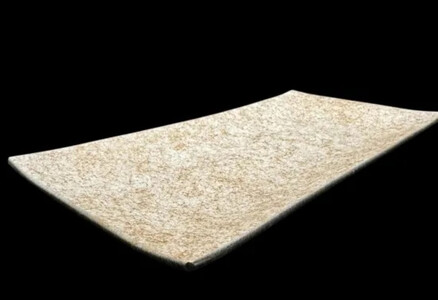 波レクタングルプレート 乱糸(マット仕上げ)純白［NF103］