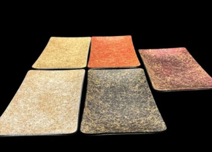 角小皿 乱糸(マット仕上げ) 5枚セット［NF100］