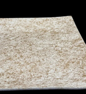 波スクエアプレート S 乱糸(マット仕上げ)純白［NF84］