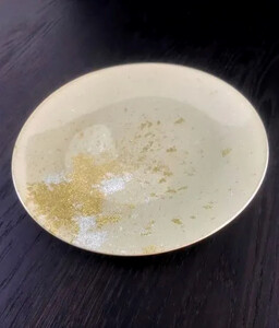 フラットプレート(D) 古代塗り金箔漆白［NF214］