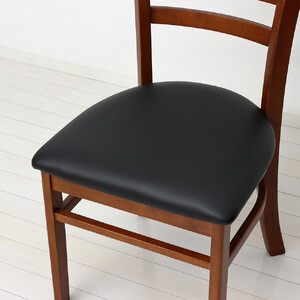 ハング ダイニングチェア2脚組 ブラウン