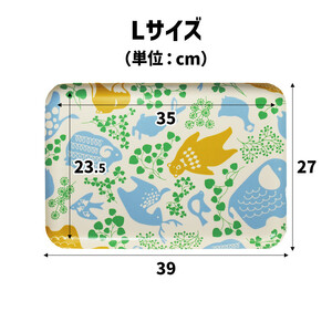 TATSU-CRAFT マグネットトレー L 39cm どうぶつ すべり止め付き ［Tk1116］