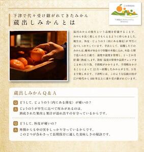 蔵出しみかん5kg(S・M・Lサイズおまかせ)《赤秀》和歌山県下津町から農園直送！蔵出しみかん S・M・Lサイズ