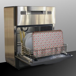 タツクラフト 友禅和紙トレー L 39cm 2枚セット 麻の葉