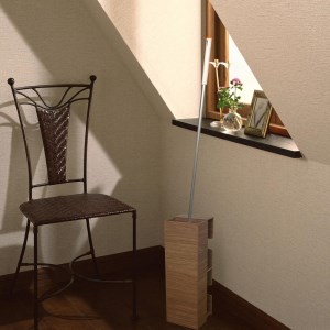 タツクラフト Bosk バスク フローリングワイパー スタンド ブラウン