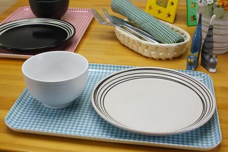 【ブルー 2枚組】SR トレー L 39cm チェック タツクラフト 【Tk219】