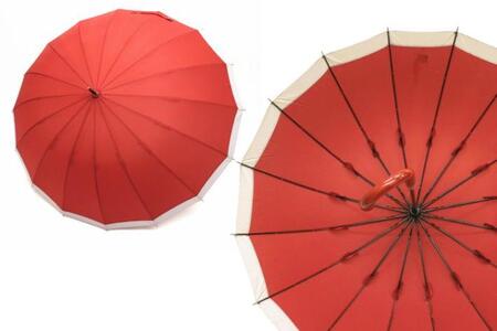 【ふるさと納税】傘 紀州漆器アンブレラ 【ねごろ塗】 16本骨和傘 レディース | 女性 婦人 風に強い丈夫なグラスファイバー骨 カバー付き 母の日・敬老の日・誕生日・記念品など贈り物にも適したギフト箱入り ※着日指定不可