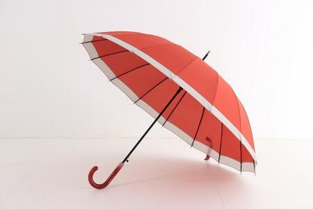 【ふるさと納税】傘　紀州漆器アンブレラ　【グラデーションレッド】 16本骨和傘　レディース ｜ 女性　婦人　風に強い丈夫なグラスファイバー骨　カバー付き　母の日・敬老の日・誕生日・記念品など贈り物にも適したギフト箱入り ※着日指定不可