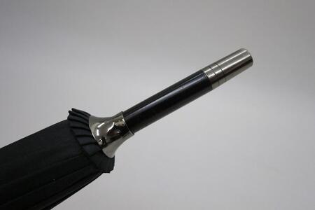 【ふるさと納税】傘 紀州漆器アンブレラ【グラデーションブラック】16本骨和傘 メンズ | 男性 紳士 風に強い丈夫なグラスファイバー骨 カバー付き 父の日・敬老の日・誕生日・記念品など贈り物にも適したギフト箱入り ※着日指定不可