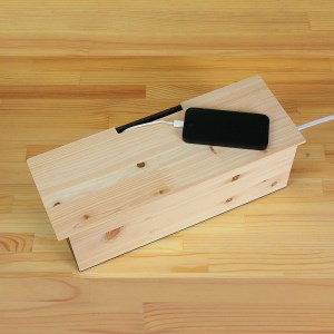タツクラフト ひのき張り ケーブルBOX L