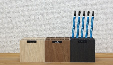 タツクラフト Bosk バスク ペンスタンド S 16本 2個セット 【ブラウン】