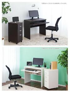 パソコンデスク(フロアタイプ) ブラウン AKS100962001