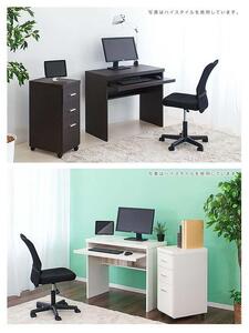 パソコンデスク（フロアタイプ） 鏡面ブラック AKS100962003