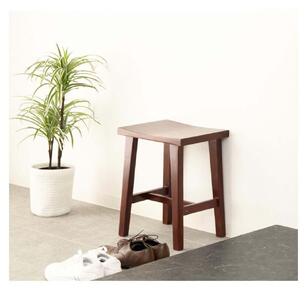 ウッド スツール ブラウン AKU101336502