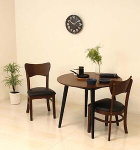 フェブラ ダイニングテーブル90 ブラウン