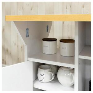 バタ式キッチンワゴン60 ホワイト AKU101177801