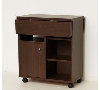 バタ式キッチンワゴン60 ブラウン AKU101177802