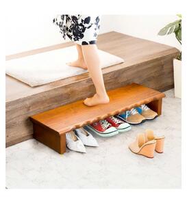 天然木 玄関台 90 AKU1012933