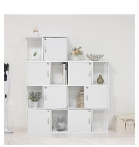 ラック 鍵付き 3段 ホワイト AKU101338301