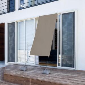 58410900 雨よけシェード W カーキ 0.9×2m