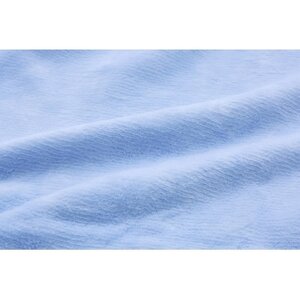 ベッドシーツ シングル 綿100 洗える ボックスシーツ ベッド用 綿ボア ブルー_雑貨・日用品  寝具 _【1019449】