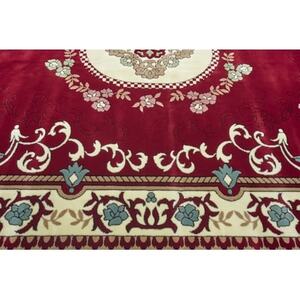 絨毯 ラグマット 2畳 正方形 200×200 洗える 厚手 プエブロ エンジ_雑貨・日用品 家具・インテリア _【1125212】