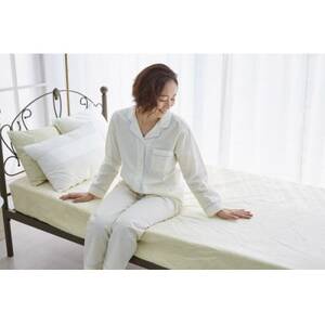 ベッドシーツ シングル 綿100 洗える ボックスシーツ ベッド用 綿ボア 生成_雑貨・日用品  寝具 _【1295684】