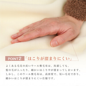 ウール 洗える敷毛布 シングル 4隅ゴム付き_雑貨・日用品 毛布 寝具 _【1316119】